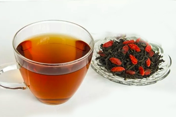 普洱茶加枸杞子
