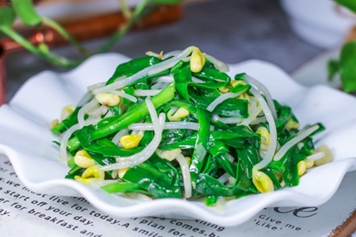 豆芽炒韭菜