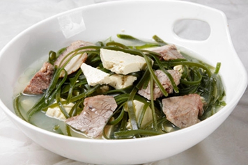 豆腐炖海带