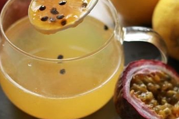 蜂蜜柚子百香果茶