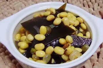 黄豆炖海带