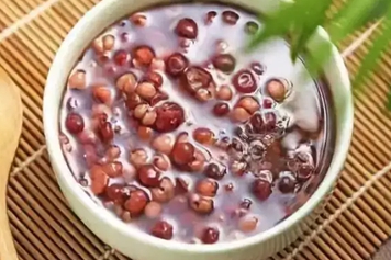 红豆红米粥