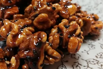 红糖炒核桃仁