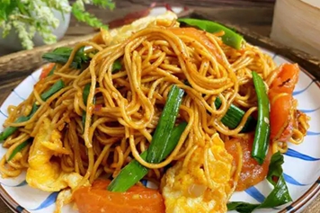 红糖炒面