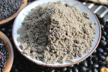 黑豆黑米黑芝麻红枣核桃一起磨粉吃