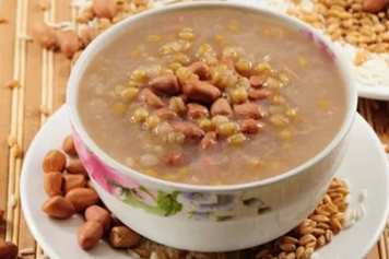 花生绿豆粥
