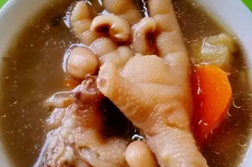 花生木瓜鸡脚汤