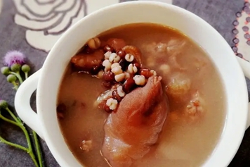 红豆猪脚汤