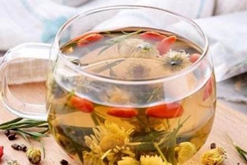 枸杞菊花蜂蜜泡水喝