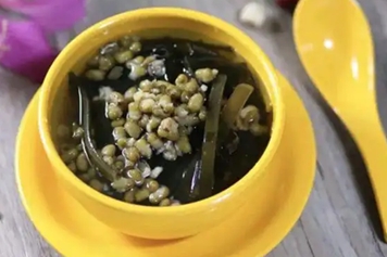 海带绿豆糖水