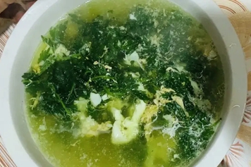 鸡蛋艾叶汤