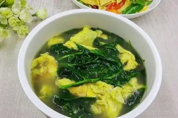 鸡蛋枸杞叶汤