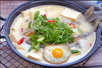 鲫鱼豆腐鸡蛋汤