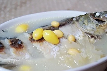鲫鱼黄豆汤