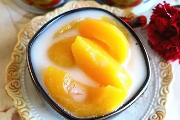 黄桃酸奶