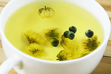 蓝莓菊花茶