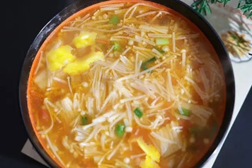 金针菇鸡蛋汤