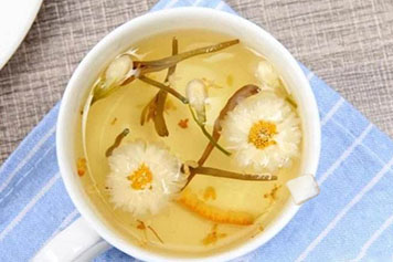 菊花金银花麦冬泡水喝