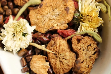 菊花决明子枸杞牛蒡根茶