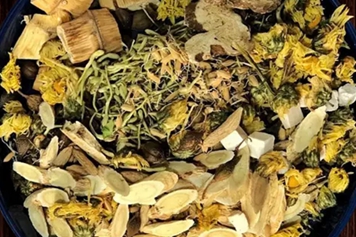 广藿香金银花黄芪一起用