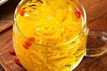 生姜菊花枸杞茶