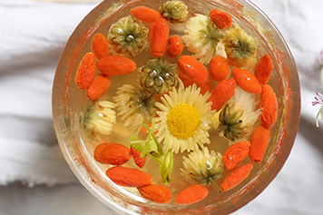 金银花胎菊枸杞一起泡水