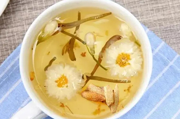 金银花菊花麦冬泡水喝