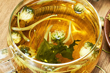 金银花菊花蒲公英茶
