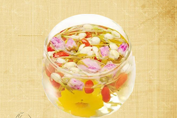 金银花玫瑰花枸杞一起泡