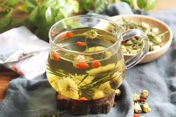 白菊花枸杞茶