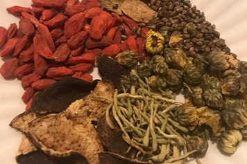 菊花枸杞决明子金银花甘草陈皮同用