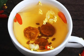 菊花枸杞牛蒡决明子茶