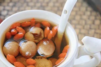 菊花桂圆茶