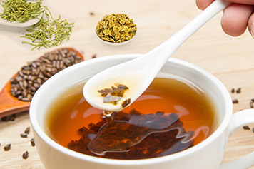 决明子菊花金银花茶