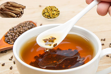 决明子菊花牛蒡根茶
