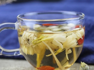 茉莉菊花茶
