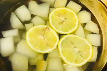 柠檬梨子冰糖炖水