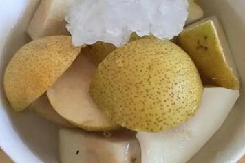 梨子萝卜冰糖一起煮