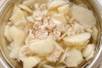 马蹄瘦肉汤
