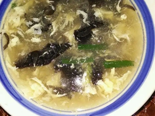 木耳鸡蛋汤