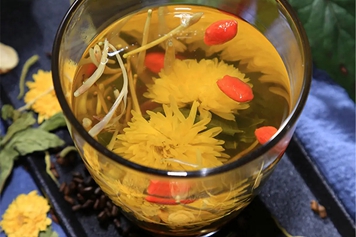 枸杞子菊花金银花甘草同用