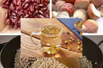 石斛芡实红豆薏米茶