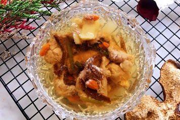 咸竹蜂陈皮煲瘦肉