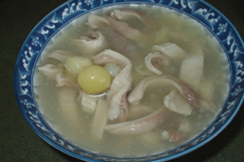 小蒜炖猪肚