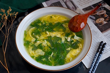 芹菜鸡蛋汤