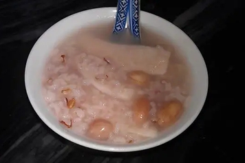 山药花生粥