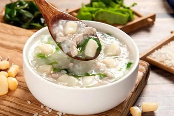 山药青菜粥