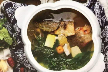 野葛菜煲生鱼