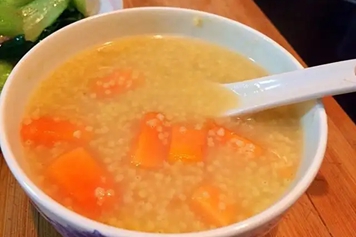 小米木瓜粥