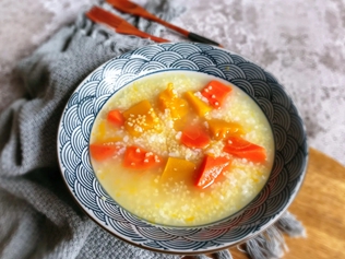 南瓜胡萝卜小米粥